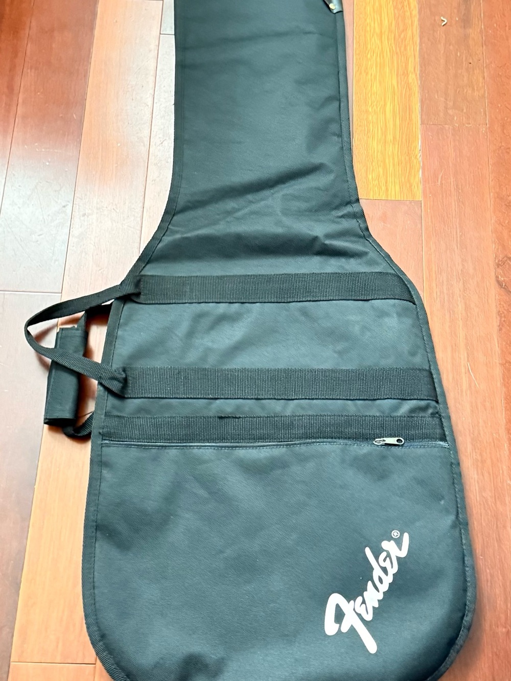 Fender Black Nylon Guitar Gig Bag with White Logo